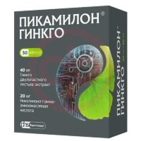 Пикамилон гинкго капсулы 40мг + 20мг №30