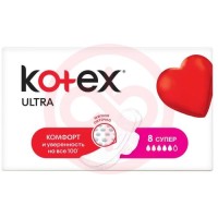 Котекс ультра прокладки гигиенические №8 супер сетч