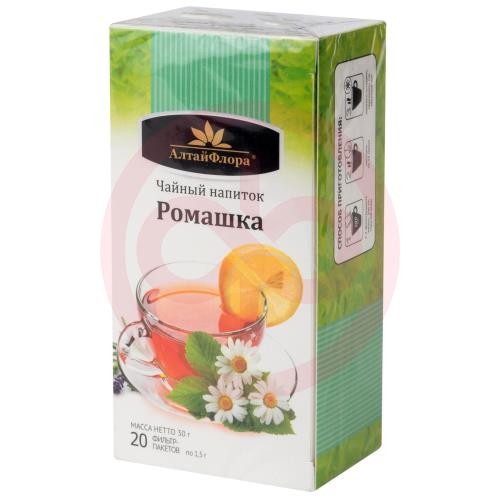 Алтайфлора ромашка аптечная чайный напиток 1,5г №20 Алтайфлора ромашка аптечная чайный напиток 1,5г №20