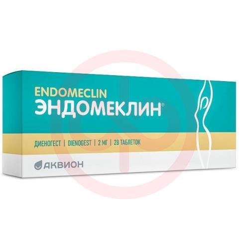 Эндомеклин таблетки 2мг №28 Эндомеклин таблетки 2мг №28