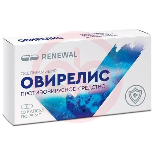 Овирелис капсулы 75мг №10 Овирелис капсулы 75мг №10