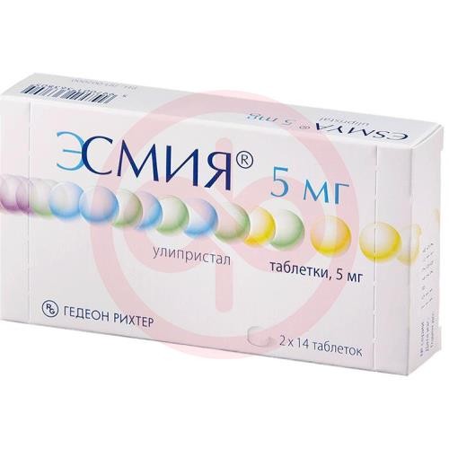 Эсмия таблетки 5мг №28 Эсмия таблетки 5мг №28