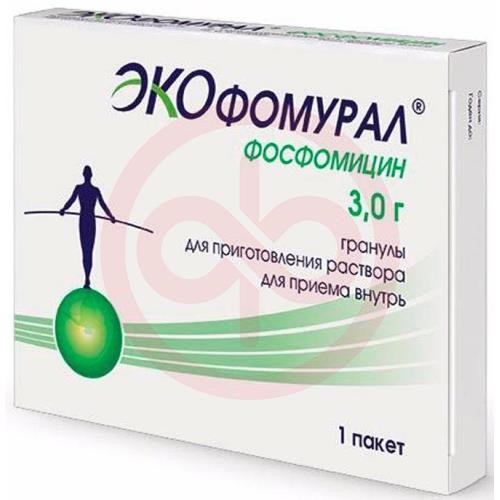 Экофомурал гранулы для приготовления раствора для приема внутрь 3г №1 Экофомурал гранулы для приготовления раствора для приема внутрь 3г №1
