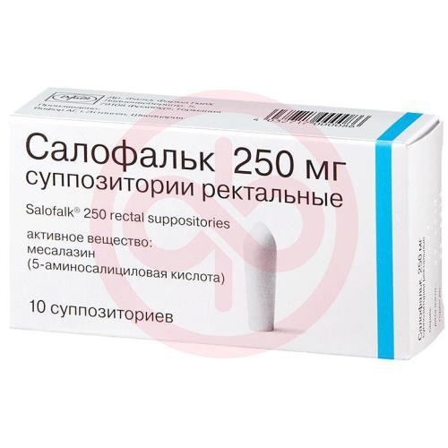 Салофальк суппозитории ректальные 250мг №10 Салофальк суппозитории ректальные 250мг №10