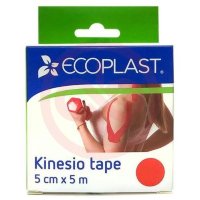 Нордепласт экопласт кинезио тейп 5смх5м красный