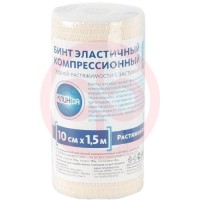 Интекс бинт эластичный компрессионный ср 10смх1,5м застежка