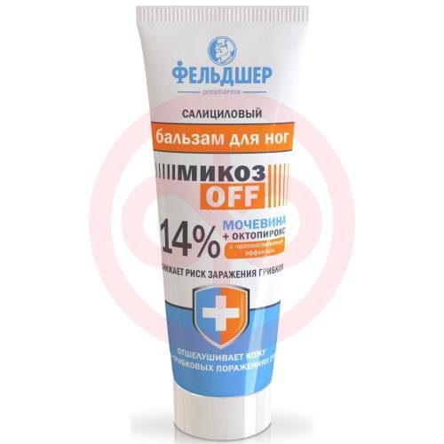 Фельдшер бальзам для ног 75мл микозoff салициловый 14% мочевина + октопирокс