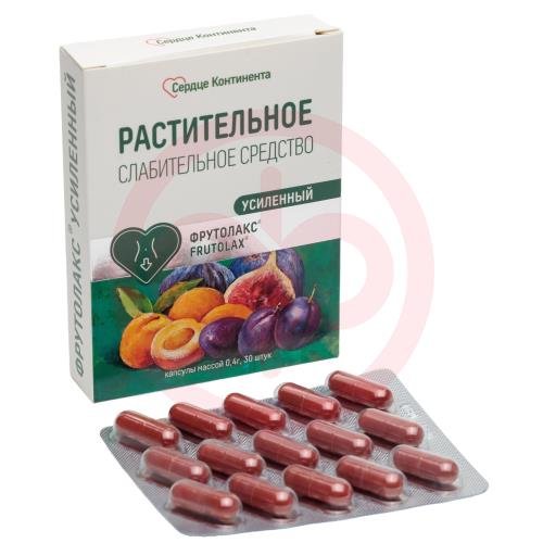 Сердце континента фрутолакс усиленный капсулы 400мг №30 растит слабительное средство Сердце континента фрутолакс усиленный капсулы 400мг №30 растит слабительное средство