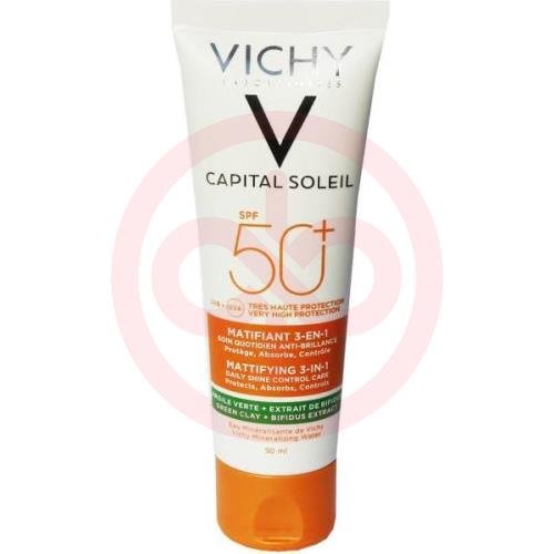 Виши капсолей крем для лица 50мл матир д/проблем кожи 3в1 spf50 + Виши капсолей крем для лица 50мл матир д/проблем кожи 3в1 spf50 +