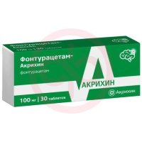 Фонтурацетам-акрихин таблетки 100мг №30