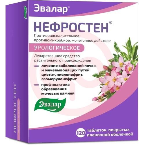 Нефростен таблетки покрытые пленочной оболочкой №120 Нефростен таблетки покрытые пленочной оболочкой №120