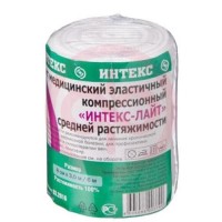 Интекс бинт эластичный компрессионный ср 8смх3м застежка
