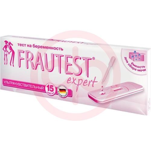 Фраутест эксперт тест для определения беременности (кассета + пипетка)