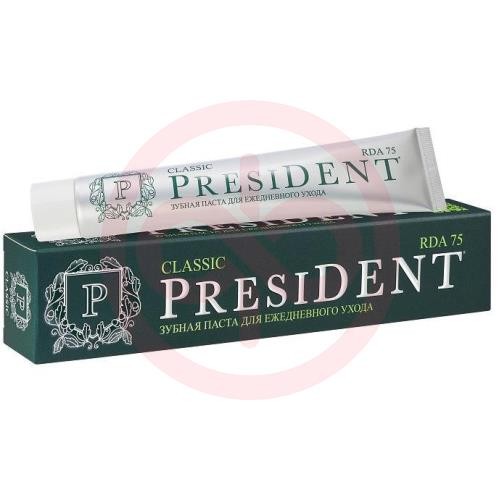 Президент зубная паста 50мл классик