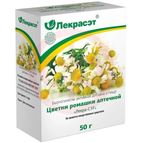 Лекрасэт ромашки аптечной цветки цельные 50г