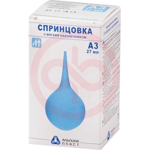 Альпина пласт спринцовка пвх №3а мягк након 27мл Альпина пласт спринцовка пвх №3а мягк након 27мл