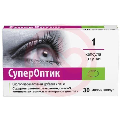 Супероптик капсулы 850мг №30 Супероптик капсулы 850мг №30