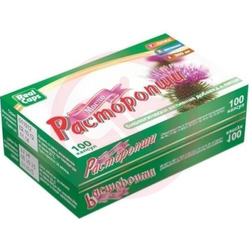 Реалкапс расторопши масло капсулы №100
