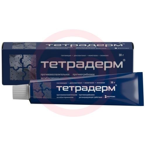 Тетрадерм крем для наружного применения 30г Тетрадерм крем для наружного применения 30г