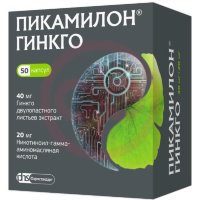 Пикамилон гинкго капсулы 40мг + 20мг №50
