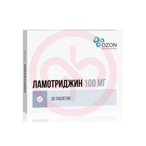 Ламотриджин таблетки 100мг №30 Ламотриджин таблетки 100мг №30
