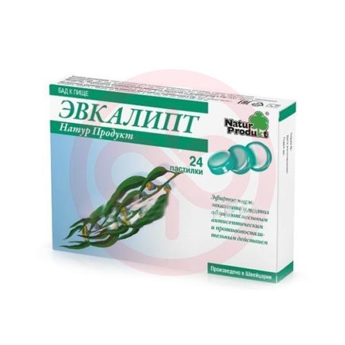 Эвкалипт натур продукт пастилки 2,5г №24 (бад) Эвкалипт натур продукт пастилки 2,5г №24 (бад)