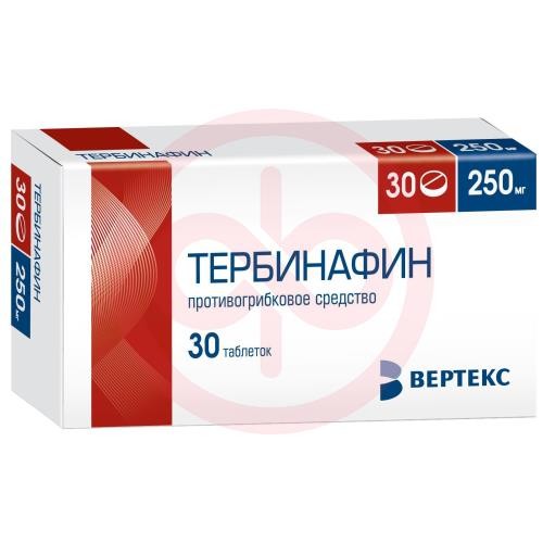 Тербинафин-вертекс таблетки 250мг №30
