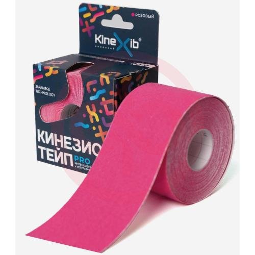 Кинексиб про кинезио тейп 5мх5см роз