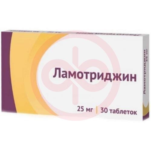 Ламотриджин таблетки 25мг №30 Ламотриджин таблетки 25мг №30