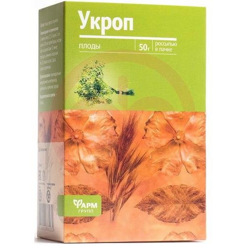 Укропа плоды фиточай 50г Укропа плоды фиточай 50г