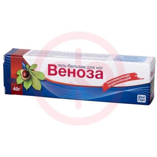 Реалкапс веноза гель-бальзам для ног 40г Реалкапс веноза гель-бальзам для ног 40г