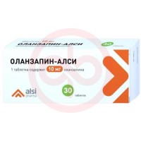 Оланзапин-алси таблетки 10мг №30