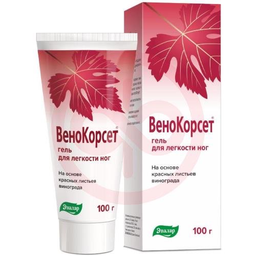 Эвалар венокорсет гель 100г д/легкости ног