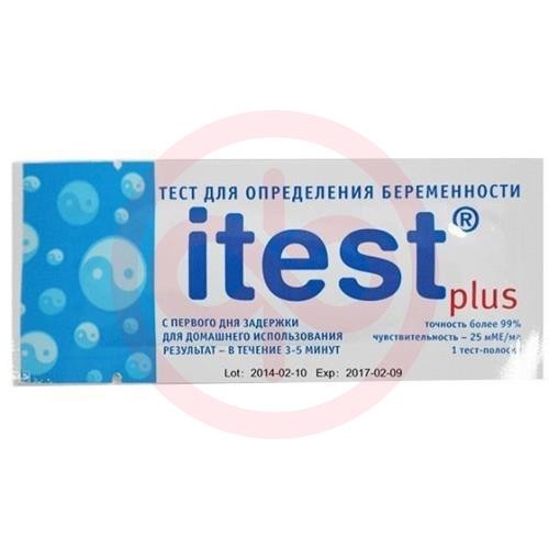 И-тест плюс тест для определения беременности №1 И-тест плюс тест для определения беременности №1