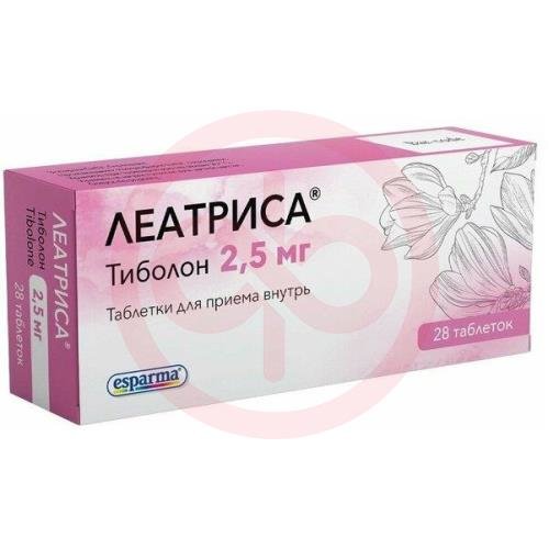 Леатриса таблетки 2,5мг №28 Леатриса таблетки 2,5мг №28