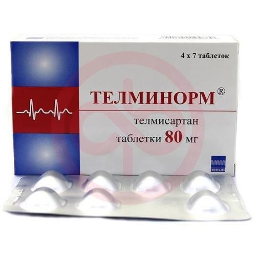 Телминорм таблетки 80мг №28 Телминорм таблетки 80мг №28