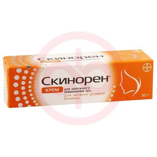 Скинорен крем для наружного применения 20% 30г Скинорен крем для наружного применения 20% 30г
