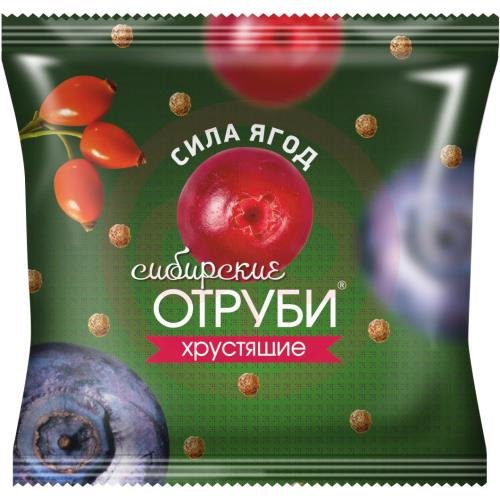 Сила ягод отруби хрустящие 100г сибирские