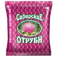 Сибирские отруби пшеничные 200г с расторопшей
