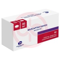 Валсартан канон таблетки покрытые пленочной оболочкой 80мг №90