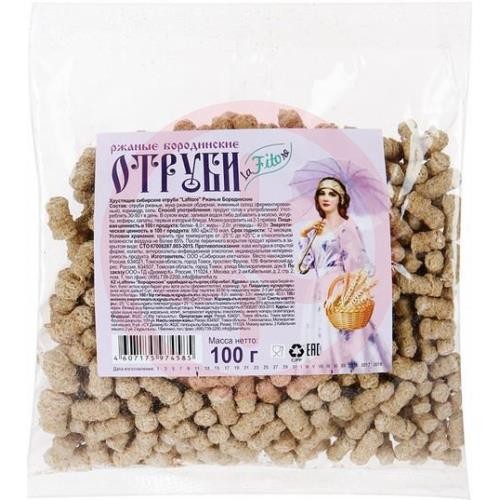 Лафитор отруби ржаные бородинские 100г. [lafitore]