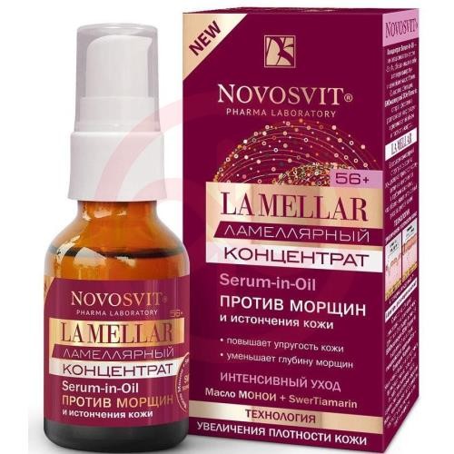 Новосвит ламеллярный концентрат 25мл п/морщ и истонч кожи serum-in-oil