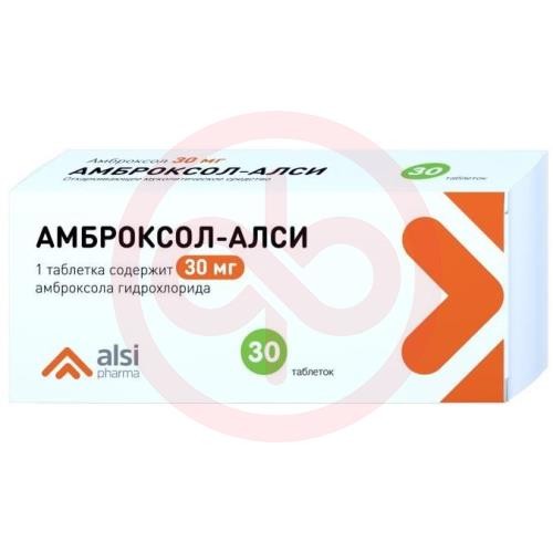 Амброксол-алси таблетки 30мг №30 Амброксол-алси таблетки 30мг №30