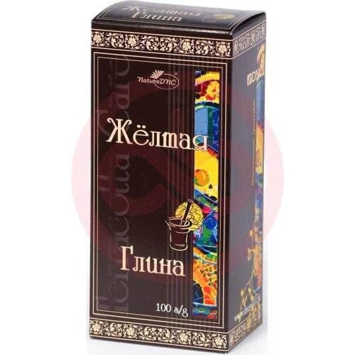 Глина желтая космет. 100г. /днц косметика/