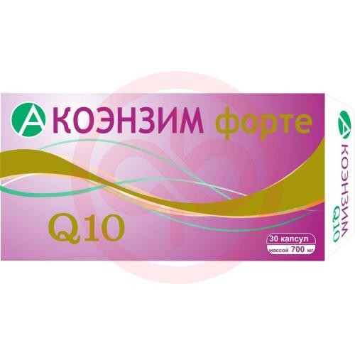 Реалкапс коэнзим q10 форте капсулы 700мг №30 Реалкапс коэнзим q10 форте капсулы 700мг №30