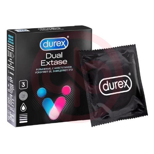 Дюрекс презервативы №3 дуал экстаз