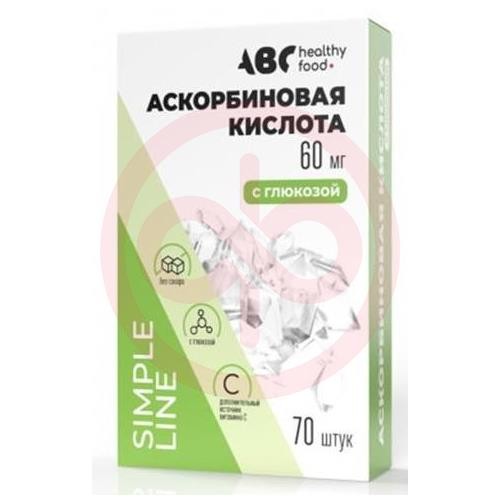 Авс хэлси фуд аскорбиновая кислота таблетки 60мг 0,58г №70 с глюкозой форте классич. Авс хэлси фуд аскорбиновая кислота таблетки 60мг 0,58г №70 с глюкозой форте классич.