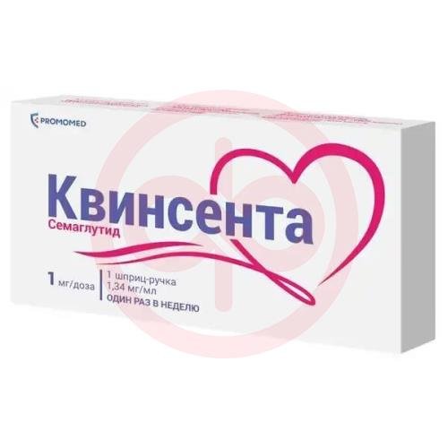 Квинсента раствор для подкожного введения 0,25/0,5/1мг/доза 3мл /в комплекте с иглами-4 шт/ Квинсента раствор для подкожного введения 0,25/0,5/1мг/доза 3мл /в комплекте с иглами-4 шт/