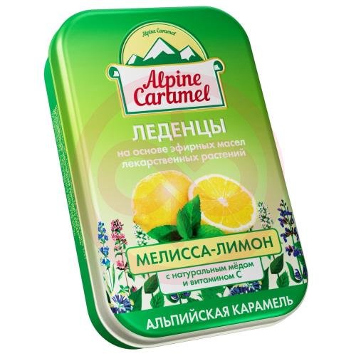 Альпийская карамель леденцы 53г детские мед + витамин с мелисса-лимон Альпийская карамель леденцы 53г детские мед + витамин с мелисса-лимон