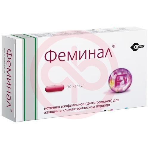 Феминал капсулы 100мг №30 Феминал капсулы 100мг №30